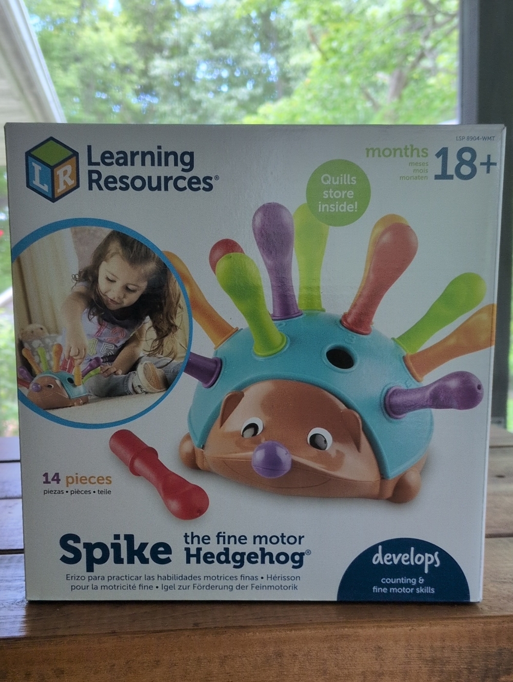 Spike the Fine Motor Hedgehog - Multicolor NIB